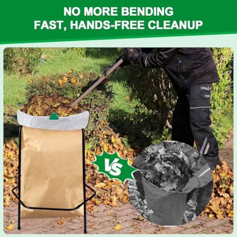 Leaf Trash Bag Holder Stand, G - Outdoor Camping Kitchen 리뷰 및 가격