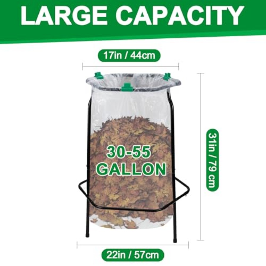 Leaf Trash Bag Holder Stand, G - Outdoor Camping Kitchen 리뷰 및 가격