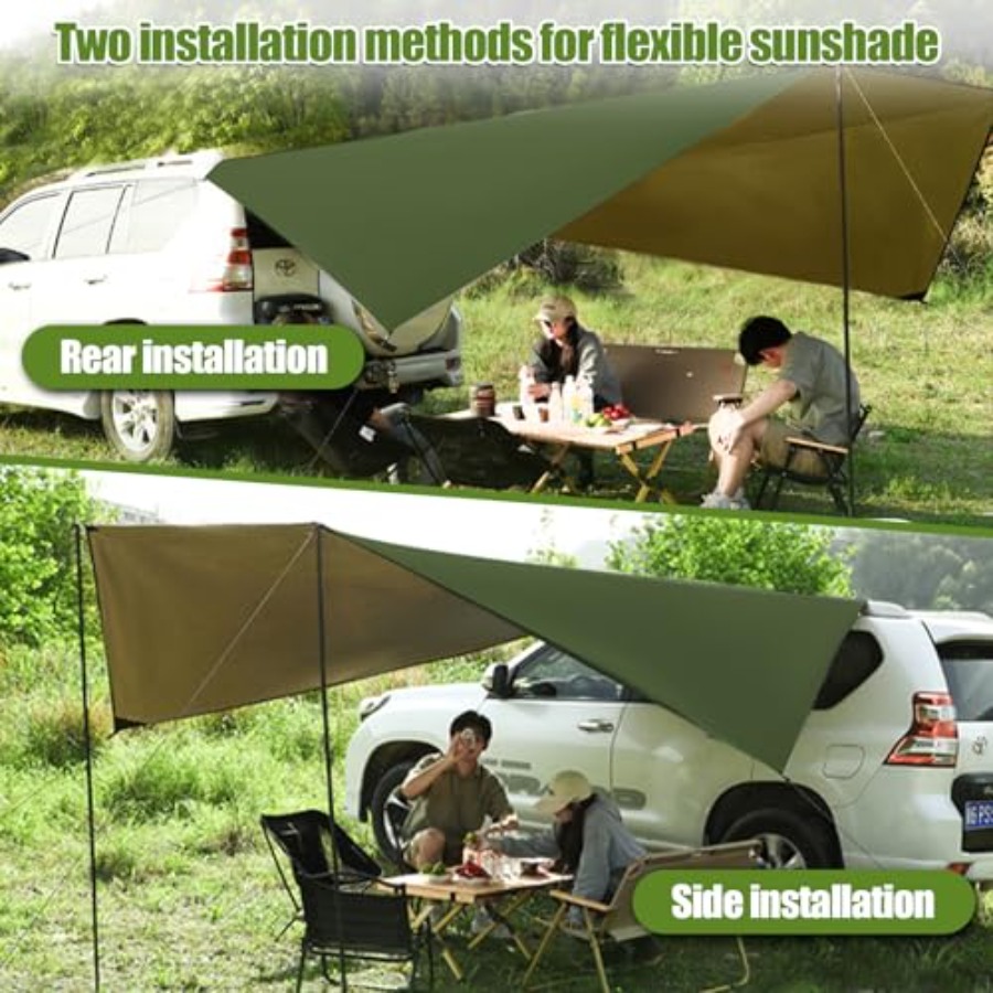 SUV Tailgate Awning 14x16FT Wa - Outdoor Camping Jeep 리뷰 및 가격
