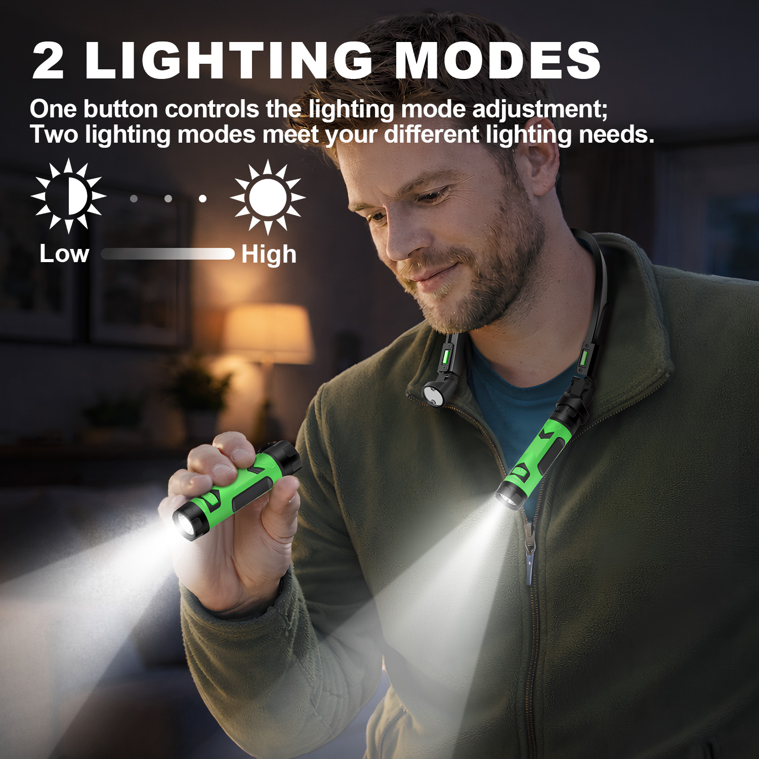 USB Rechargeable LED Neck Ligh - Outdoor Camping Accessories 리뷰 및 가격