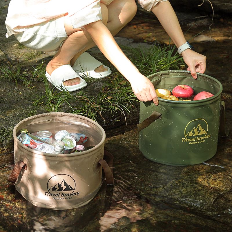 Car Folding Bucket Waterproof  - Outdoor Camping Sink 리뷰 및 가격
