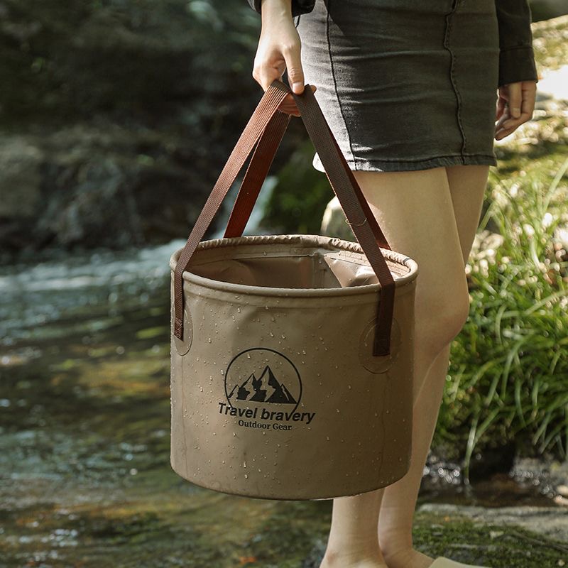 Car Folding Bucket Waterproof  - Outdoor Camping Sink 리뷰 및 가격