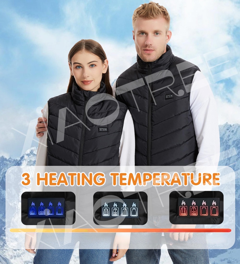 28/9 Areas Heated Vest Men Jac - Outdoor Camping Vest 리뷰 및 가격