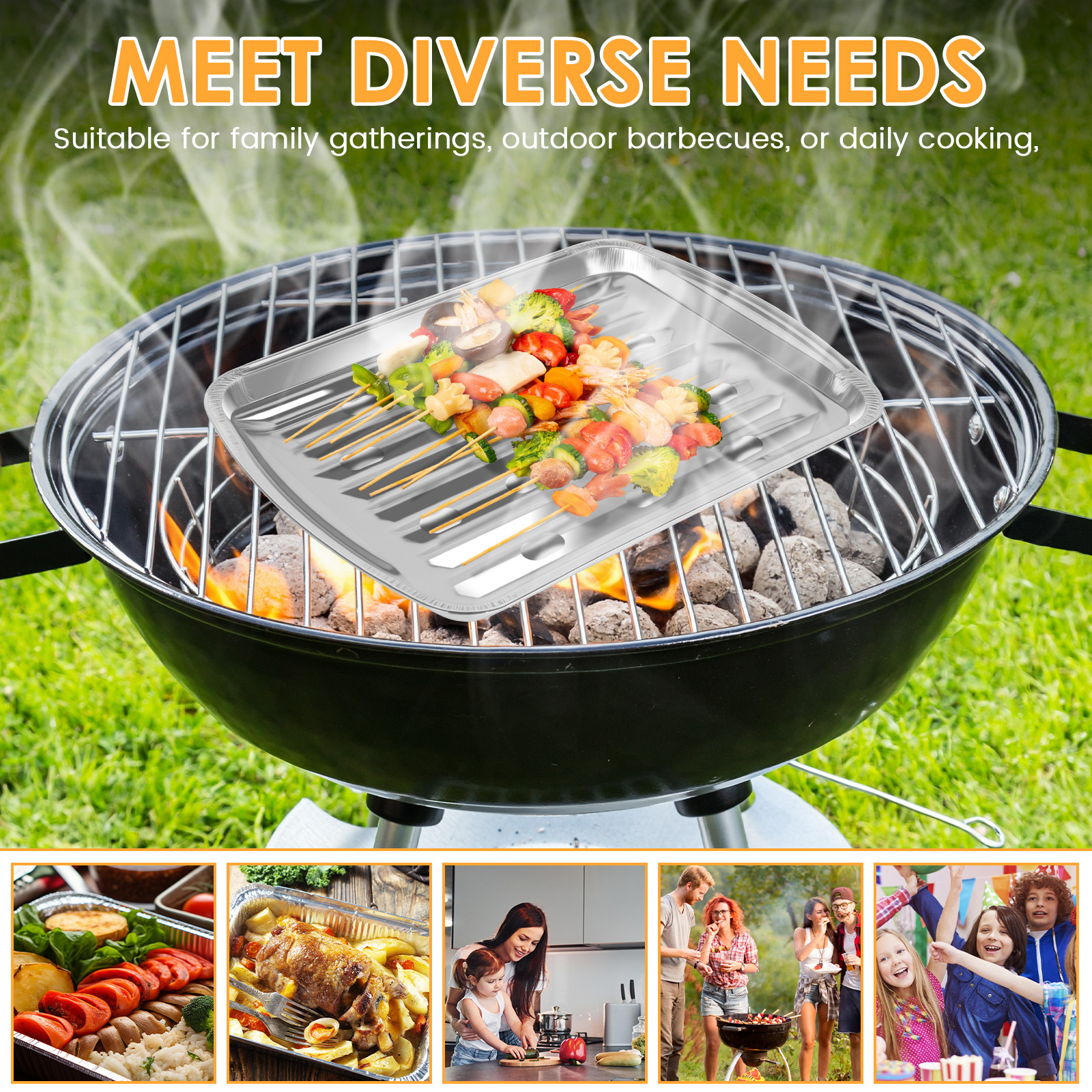 Aluminum Foil Trays Non-Stick  - Outdoor Camping Kitchen 리뷰 및 가격