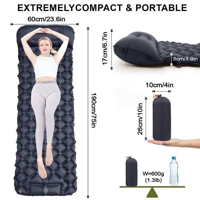Ultralight Inflatable Camping  - Camp Pillow Compressible 리뷰 및 가격