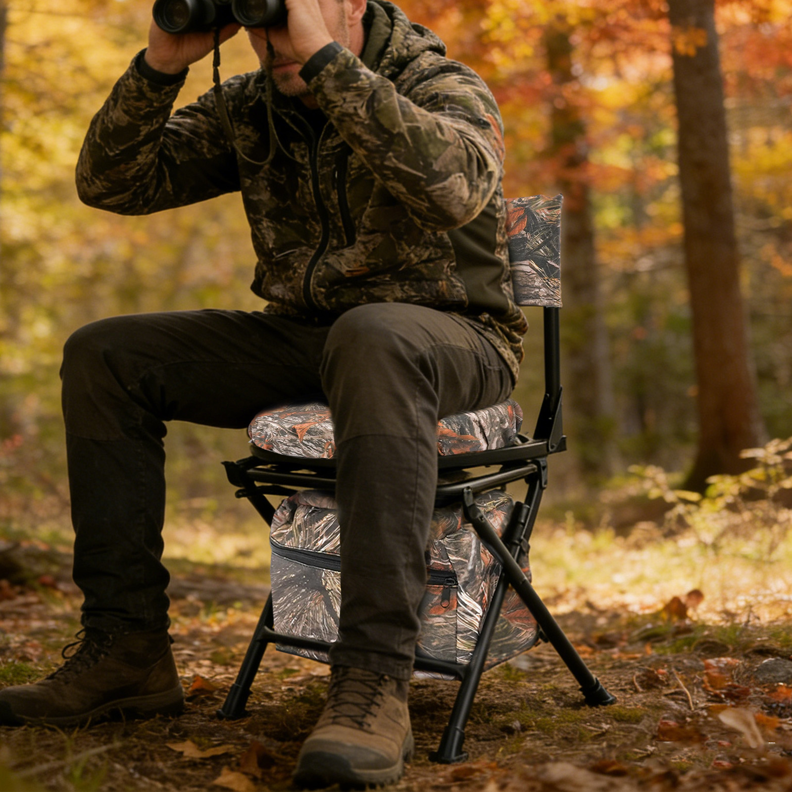 Swivel Hunting Chair Outdoor C - Outdoor Activities In Camping 리뷰 및 가격