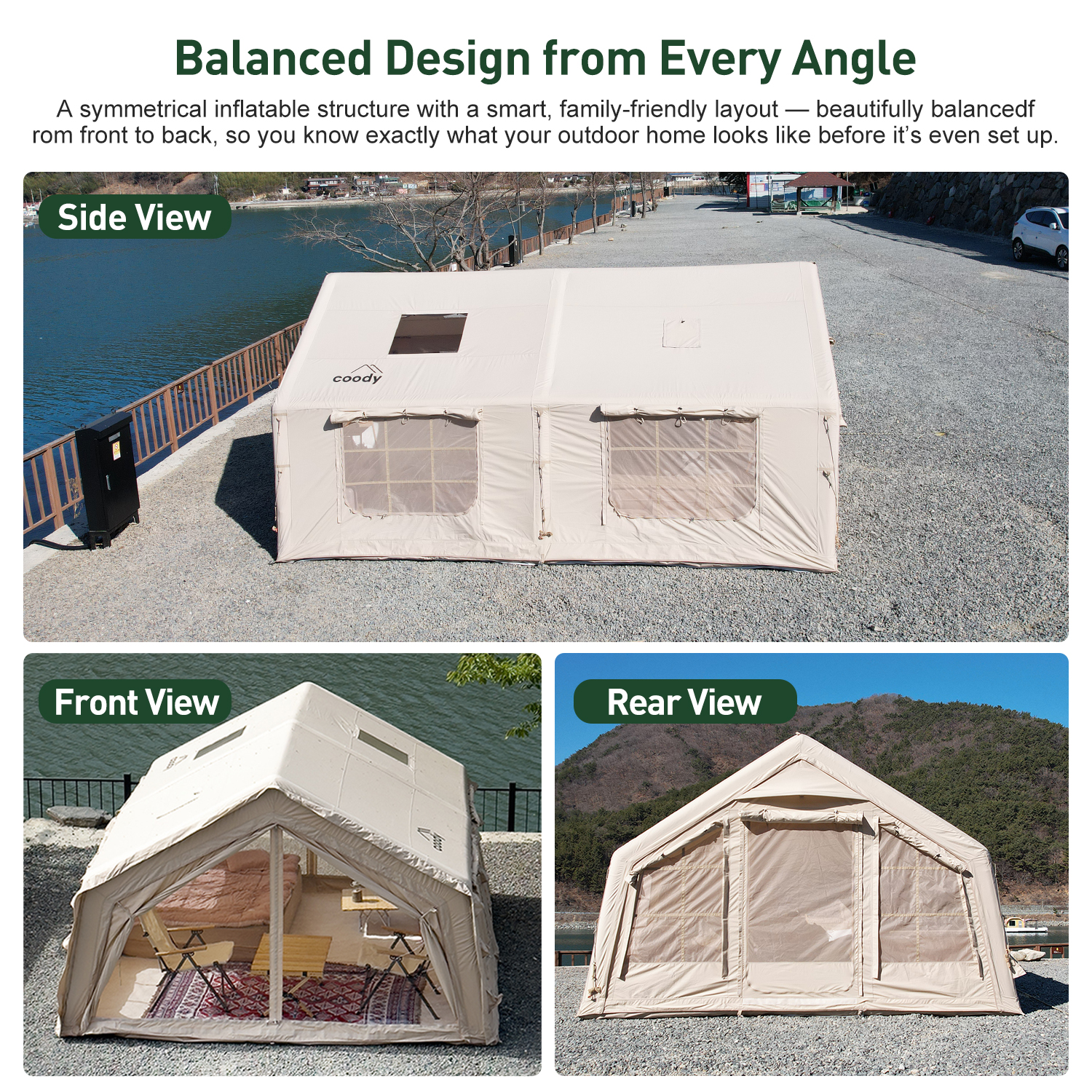 Coody 13.6 Air Tent-Beige Infl - Outdoor Camping And Glamping 리뷰 및 가격