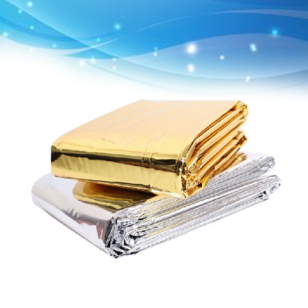 Emergency Blanket Silver Golde - Outdoor Camping Heated Blanket 리뷰 및 가격