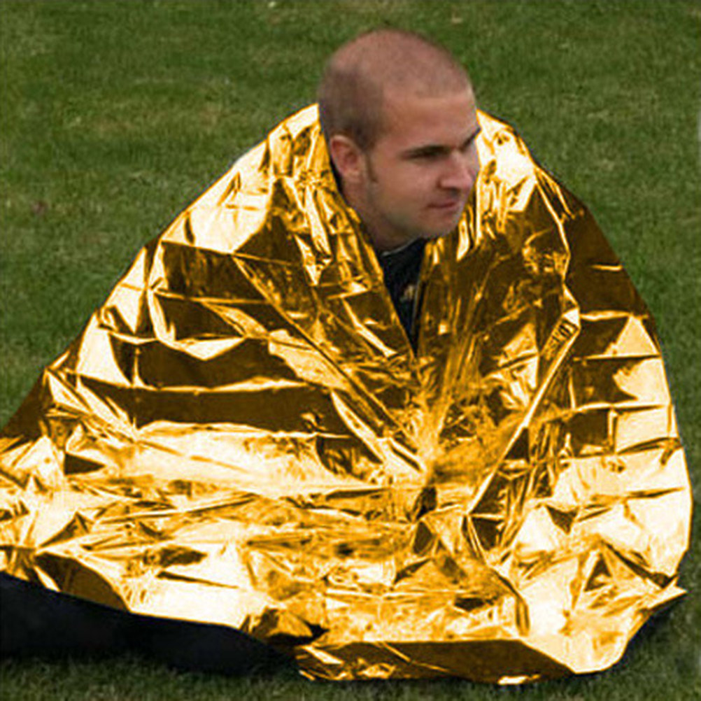 Emergency Blanket Silver Golde - Outdoor Camping Heated Blanket 리뷰 및 가격