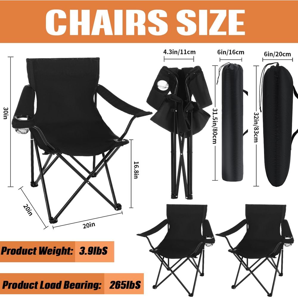 Portable Folding Camping Chair - Outdoor Activities In Camping 리뷰 및 가격