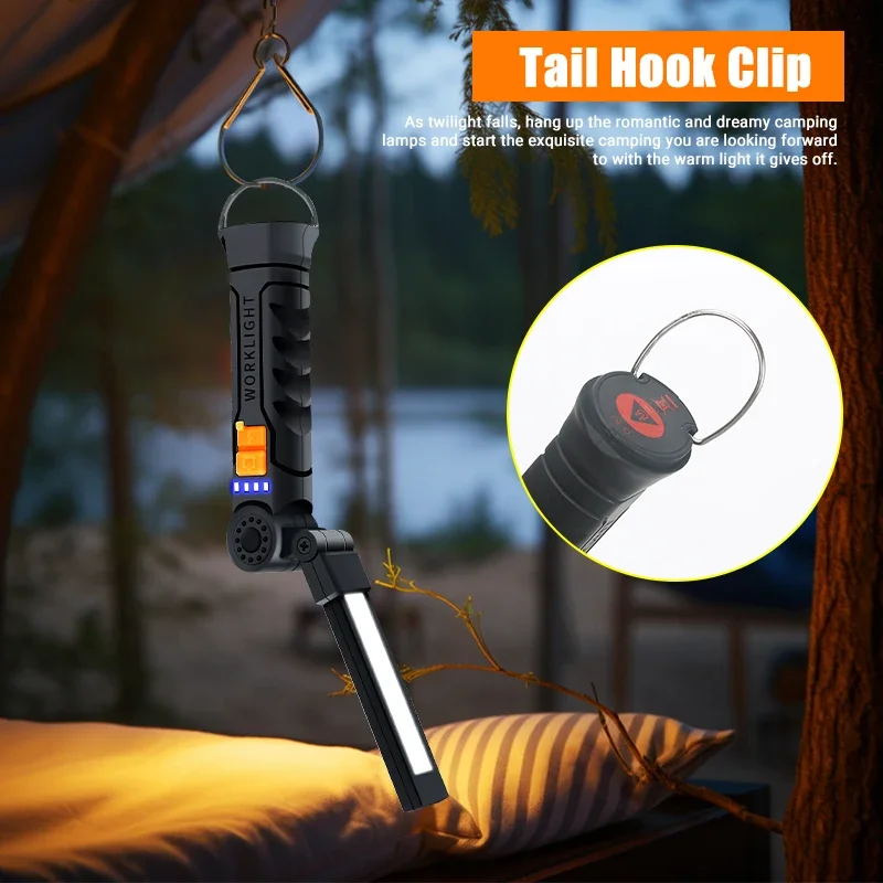 Portable COB LED Flashlight Re - Outdoor Camping Light Portable 리뷰 및 가격