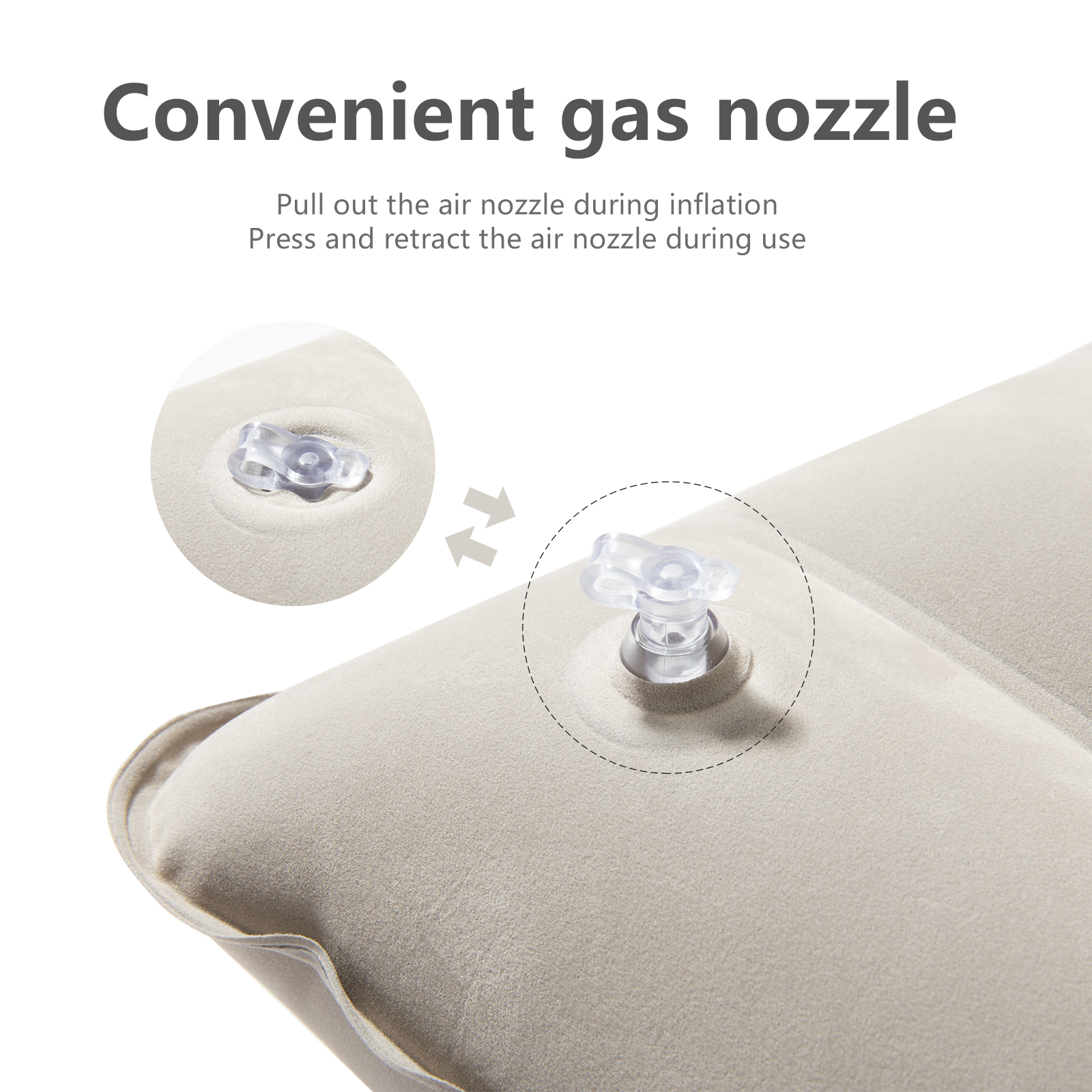 BISINNA Inflatable Pillow,Port - Camp Pillow Compressible 리뷰 및 가격