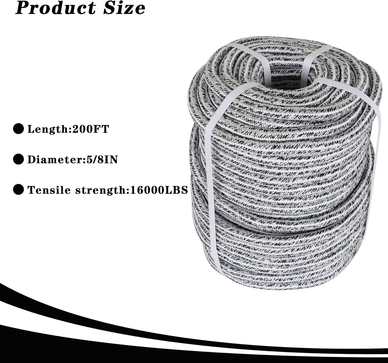 5/8 x 200FT Heavy Duty Braided - Camping Rope 리뷰 및 가격