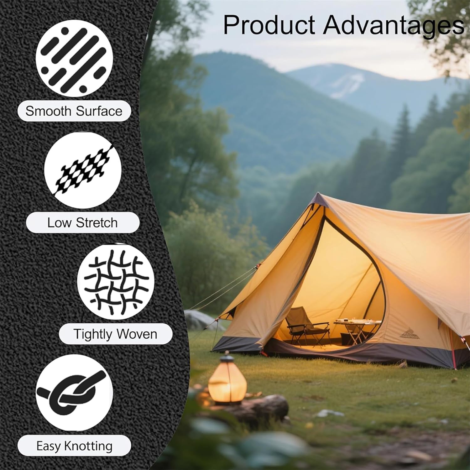 5/8 x 200FT Heavy Duty Braided - Camping Rope 리뷰 및 가격