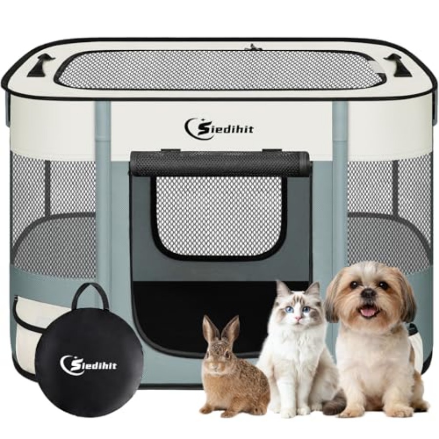 Cat Pet Puppy Pen, Portable Pl - Outdoor Camping Dog Kennel 리뷰 및 가격