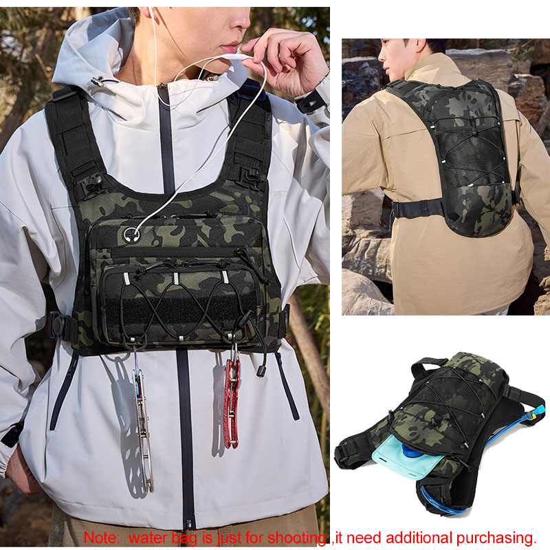 Tactical Bag Front Chest Rig V - Outdoor Camping Vest 리뷰 및 가격