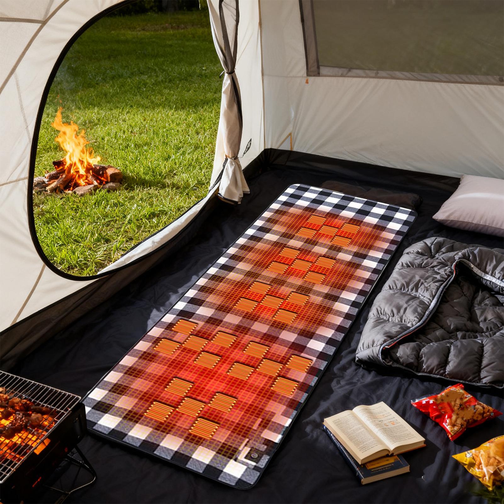 Heated Camping Pad Soft Foldab - Outdoor Camping Heated Blanket 리뷰 및 가격