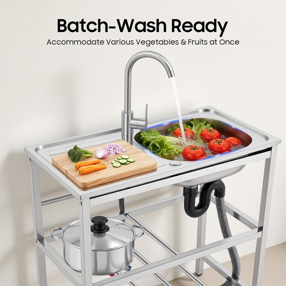 Compact Outdoor Kitchen Sink w - Outdoor Camping Sink 리뷰 및 가격