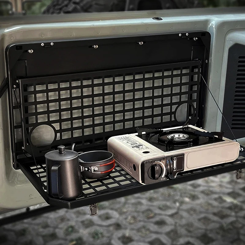 2-Tier Tailgate Table Rear Fol - Outdoor Camping Jeep 리뷰 및 가격