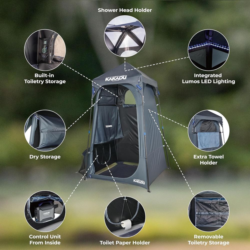 Portable Outdoor Shower Tent w - Outdoor Camping Light Portable 리뷰 및 가격