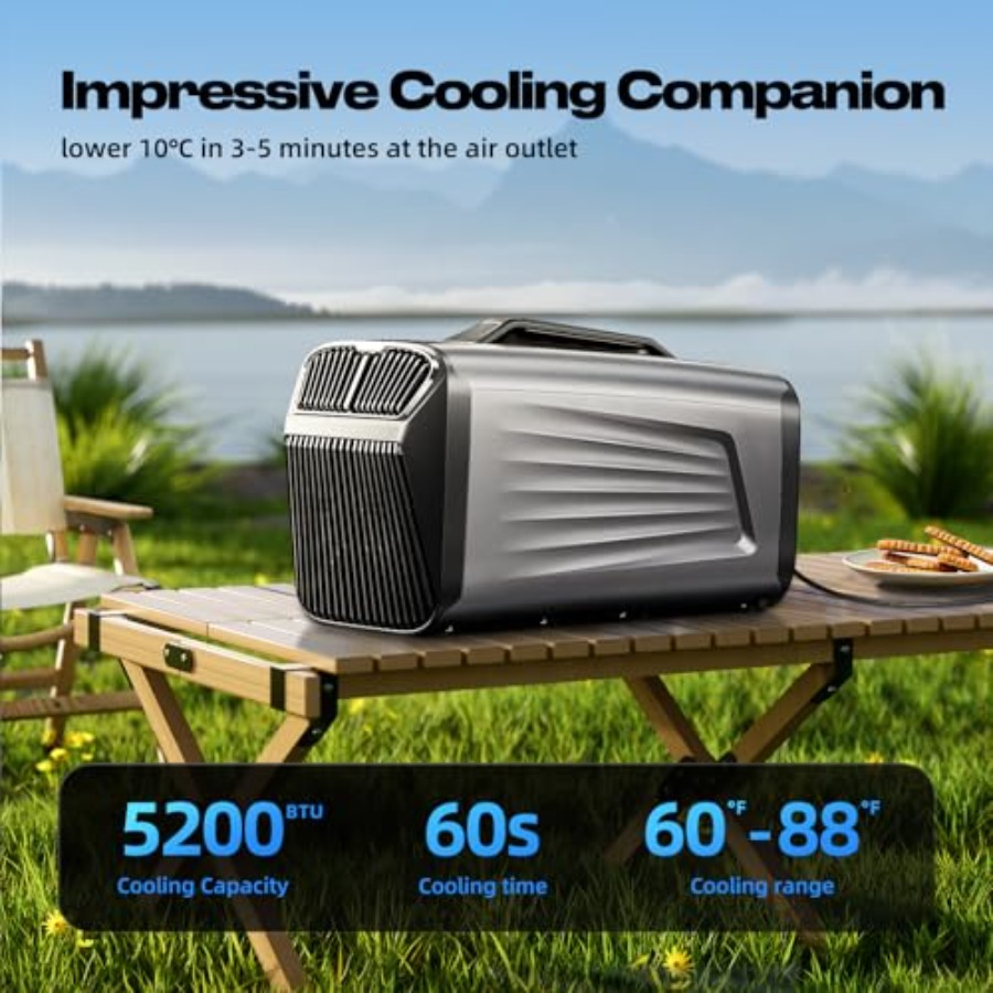 5200BTU Portable Camping Air C - Outdoor Camping Van Tent 리뷰 및 가격