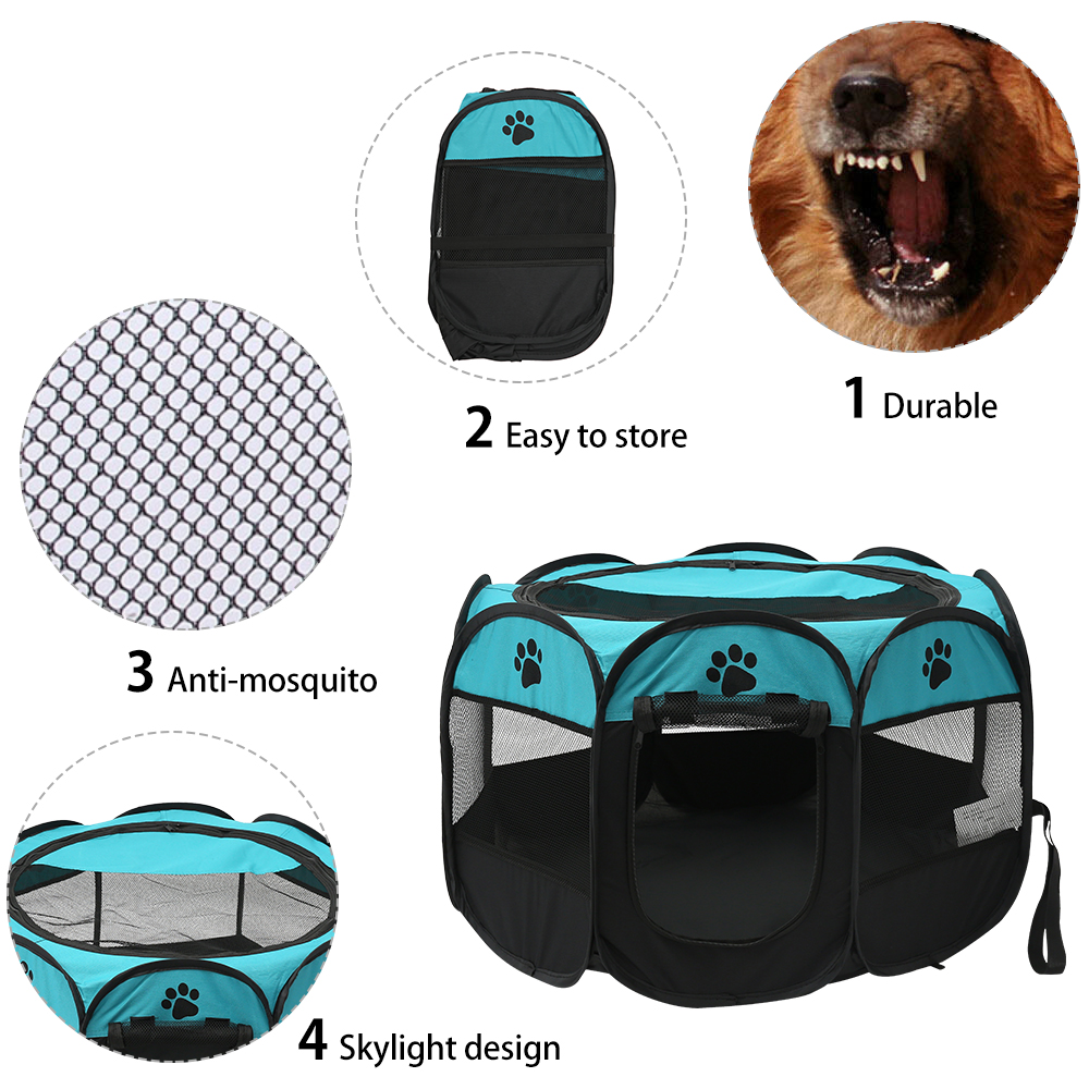 Folding Pet Tent Dog House Cam - Outdoor Camping Dog Kennel 리뷰 및 가격