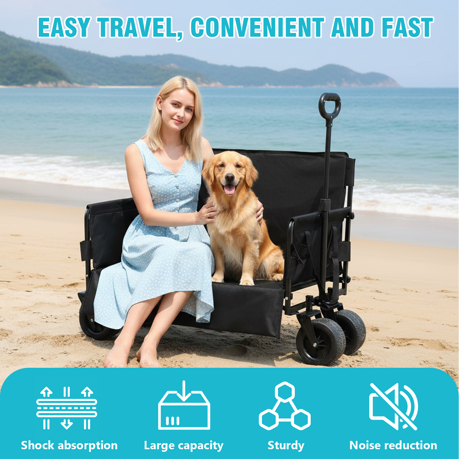 Large Capacity Collapsible Wag - Outdoor Camping Stores 리뷰 및 가격