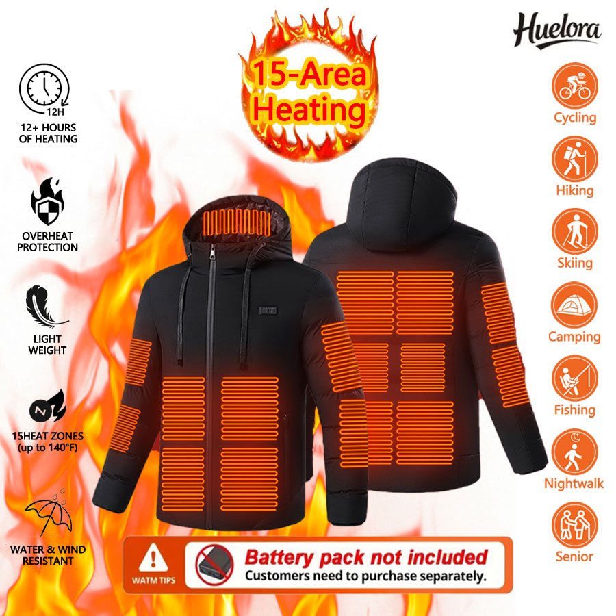 Huelora 11 Area Heated Jacket  - Outdoor Camping Jacket 리뷰 및 가격