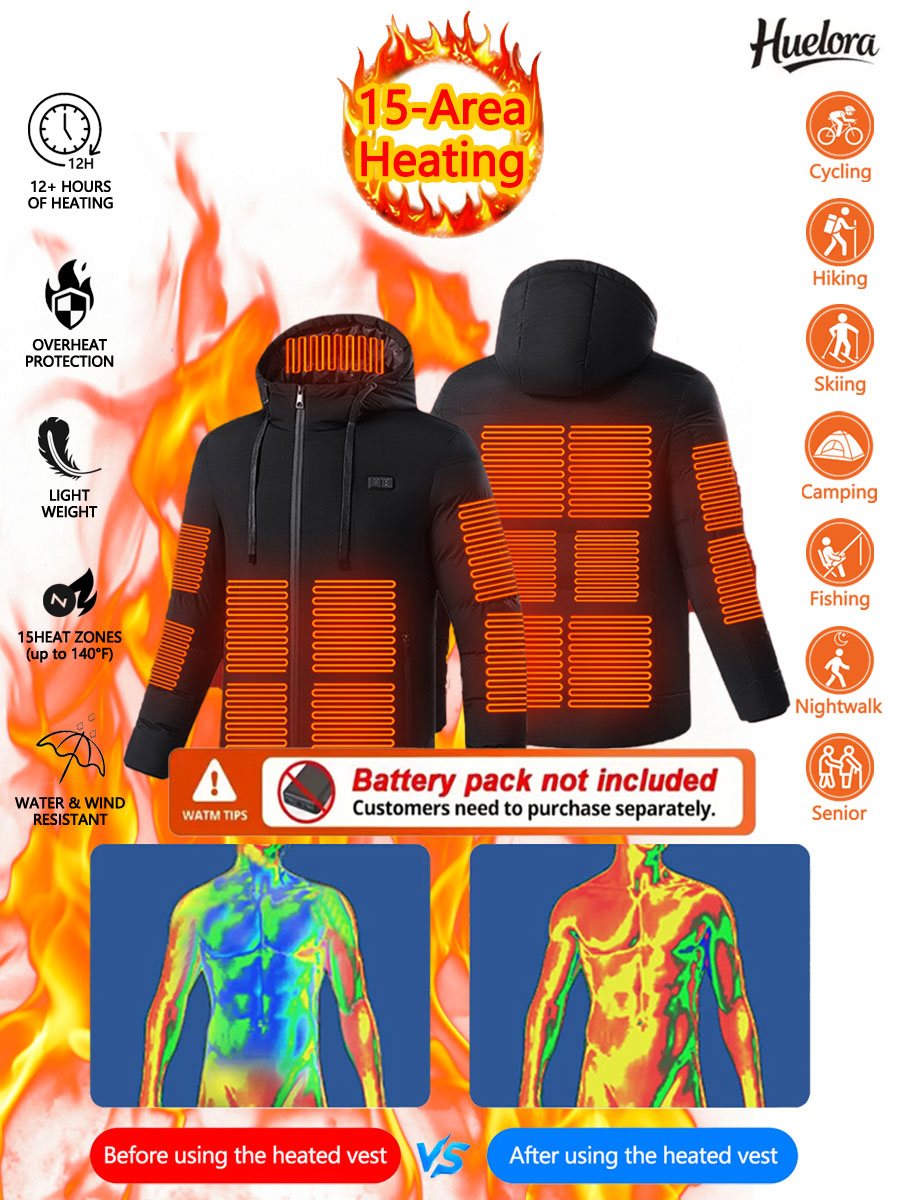 Huelora 11 Area Heated Jacket  - Outdoor Camping Jacket 리뷰 및 가격