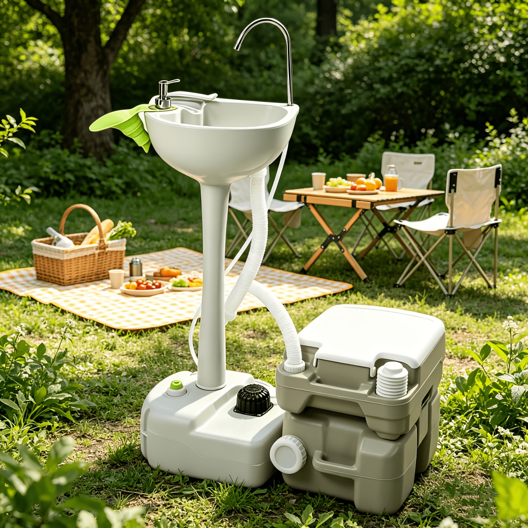 [Durable Portable Wash Basin]  - Outdoor Camping Sink 리뷰 및 가격