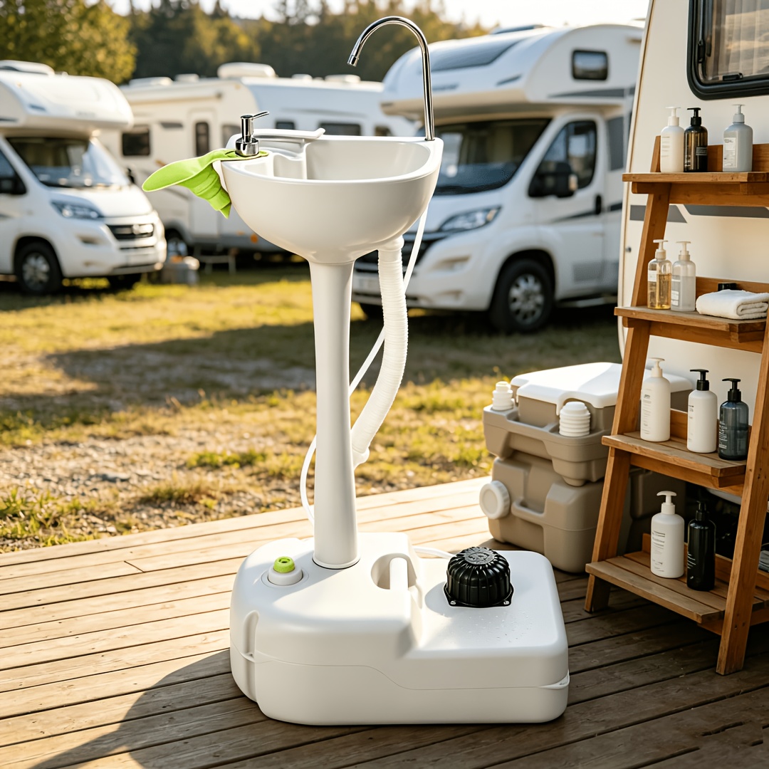 [Durable Portable Wash Basin]  - Outdoor Camping Sink 리뷰 및 가격