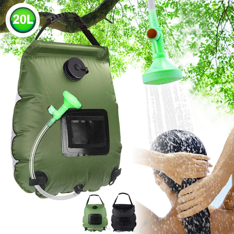 Camping Shower Bag 20L Solar H - Outdoor Camping Hot Water Shower 리뷰 및 가격