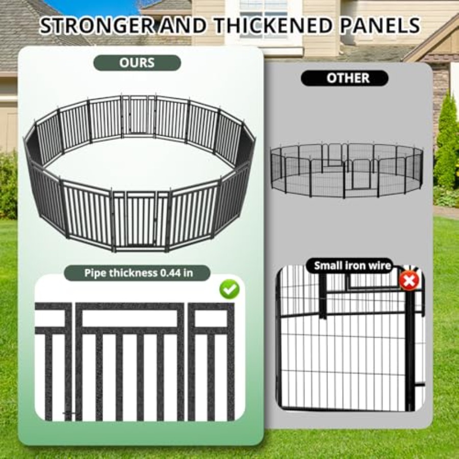 Dog Fence Outdoor for Yard Dog - Outdoor Camping Dog Kennel 리뷰 및 가격