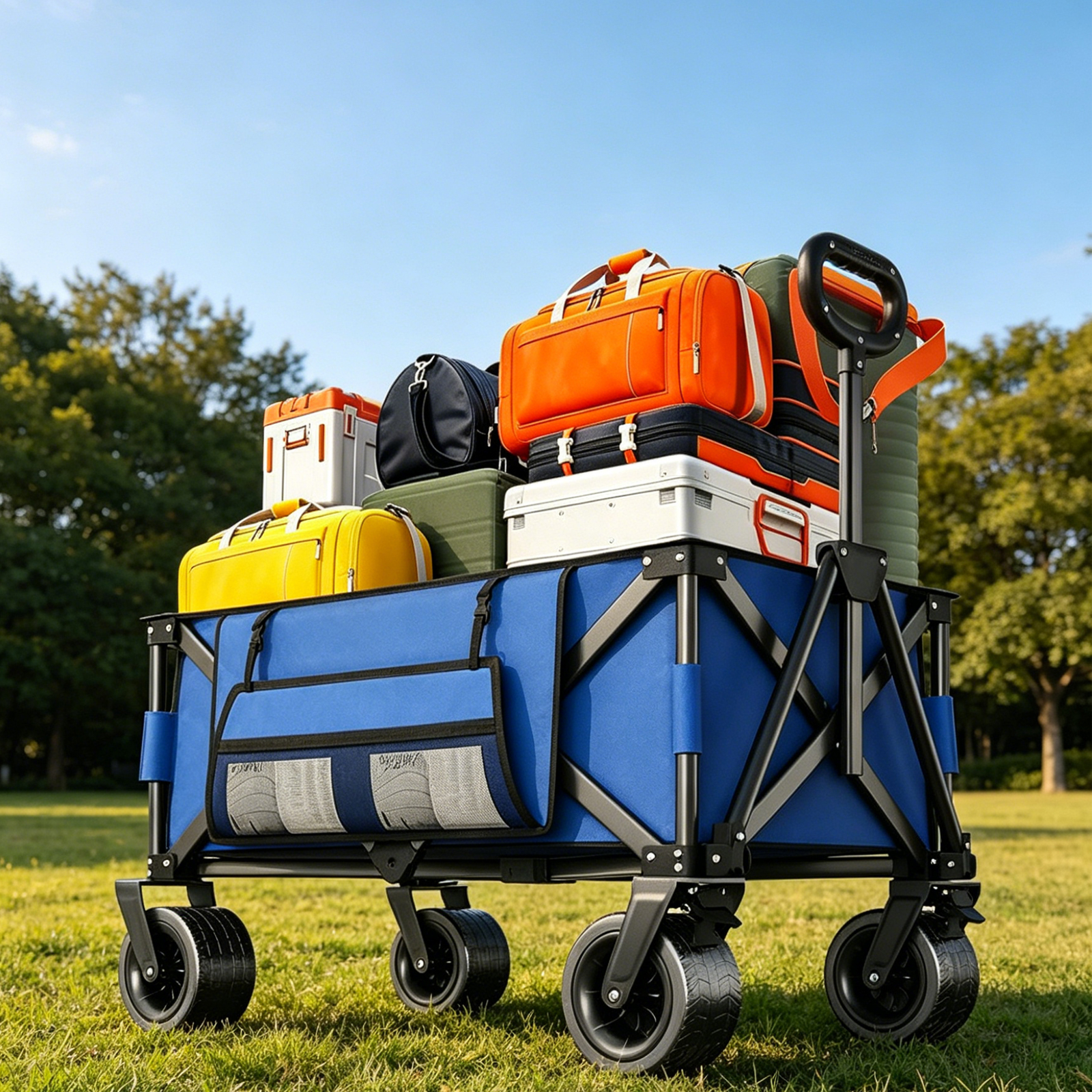 Outdoor Wagon Carts Foldable,  - Camping Rope 리뷰 및 가격