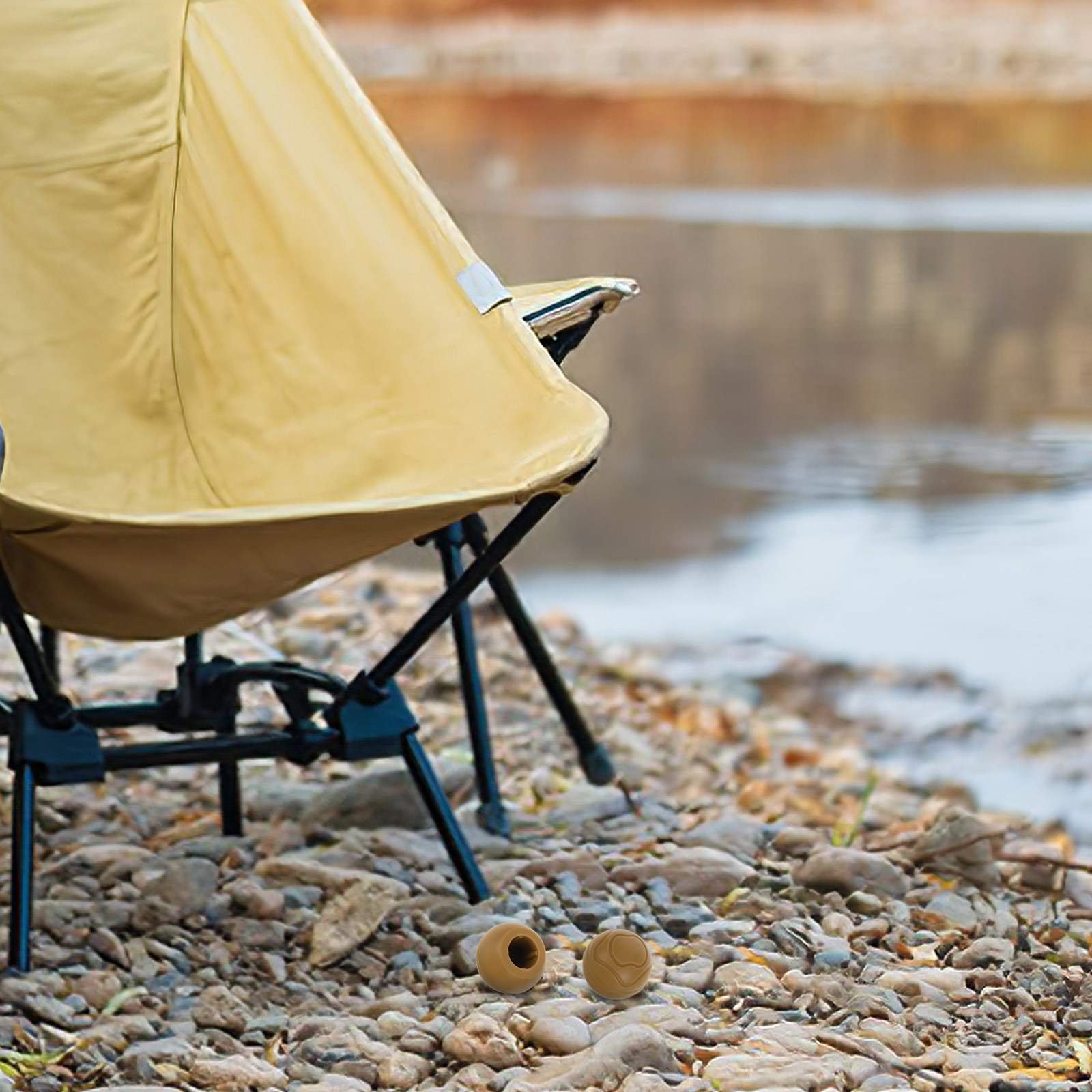 4Pcs Silicone Moon Chair Anti  - Outdoor Camping Sink 리뷰 및 가격